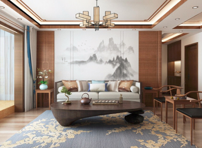 御湖苑禅意中式风格家装