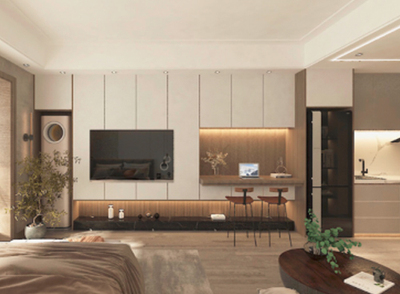 星河湾安语公寓现代风格家装