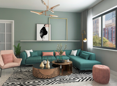 马卡龙色系主题北欧风格家装